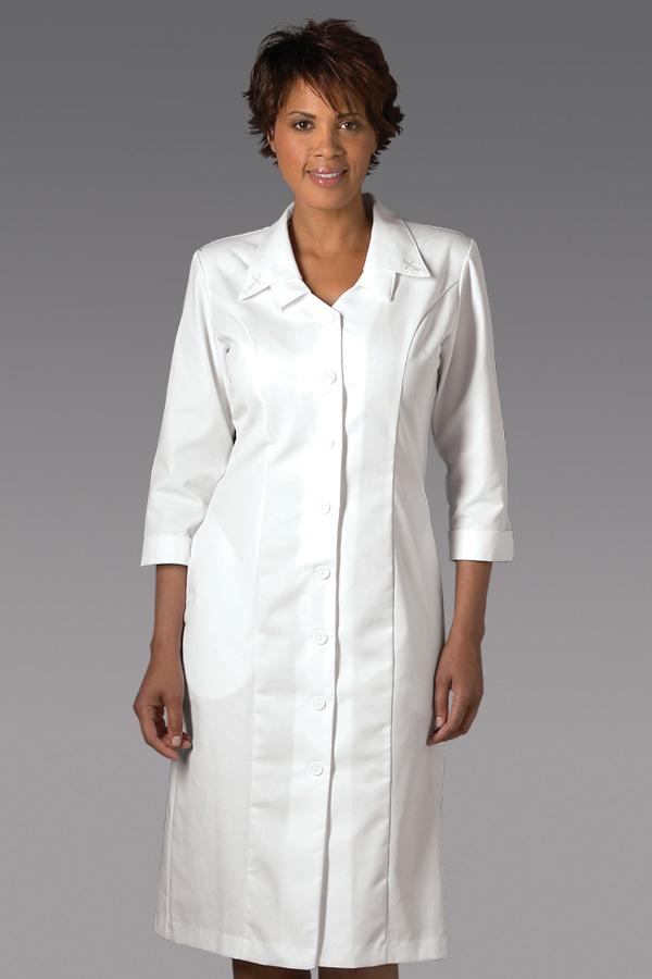 White cross shop scrub dress