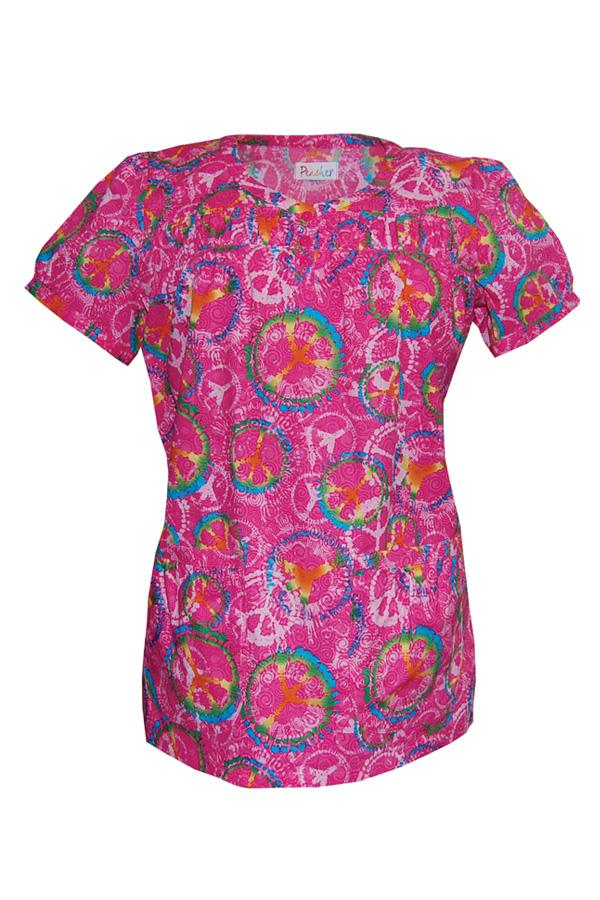 Heidi Tied To Peace scrub top