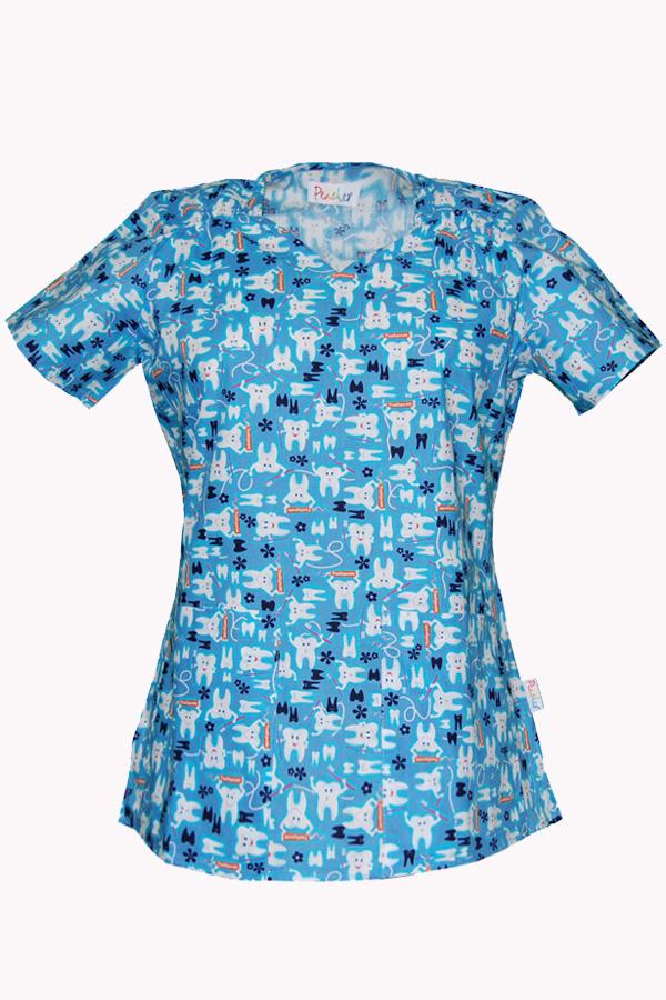 Liz Clean & Happy scrub top