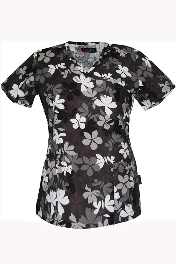 Sandy Free Fall scrub top