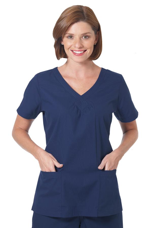 Medallion scrub top