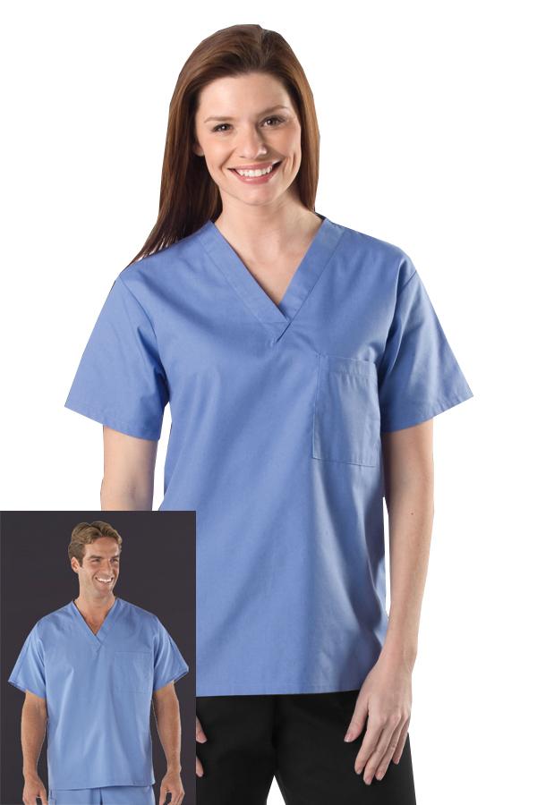 Unisex  V-Neck scrub top