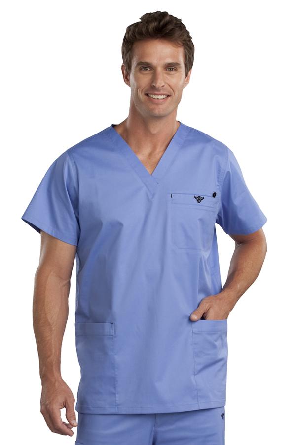 Men'S V-Neck scrub top