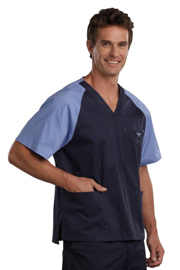 Men'S Raglan scrub top