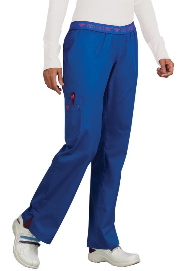 Banded scrub pants With Side Pocket