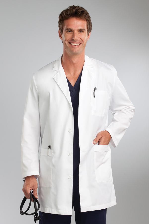 Men'S Twill Lab Coat