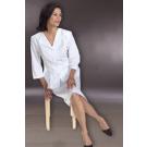 3/4 Slv Embroider Collar Suit