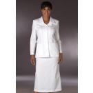 Double Collar Cross Skirt Suit
