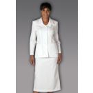 Double Collar Cross Skirt Suit