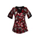 Tina Tunic Retro Circles Red