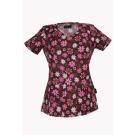 Liz Peace Out Print scrub top
