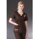 Veronica scrub top