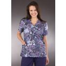 Sandy Hidden Notions scrub top