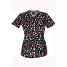 Sandy Pebble Stones scrub top