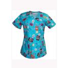 Sandy Text Me scrub top