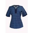Savannah Bold & Chic Navy scrub top