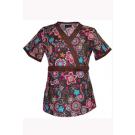 Vivian Folkart scrub top