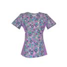 Abby Print  Pieces Of Geo scrub top