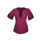 Savannah Check N' Out Strawberry scrub top