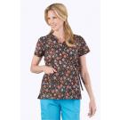Kara Winter Geo scrub top