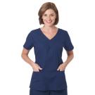 Medallion scrub top